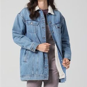Women's Lee European Collection Sherpa Lined Long Rider Jacket